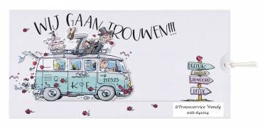 “Huwelijkskaart – Volkswagen busje”