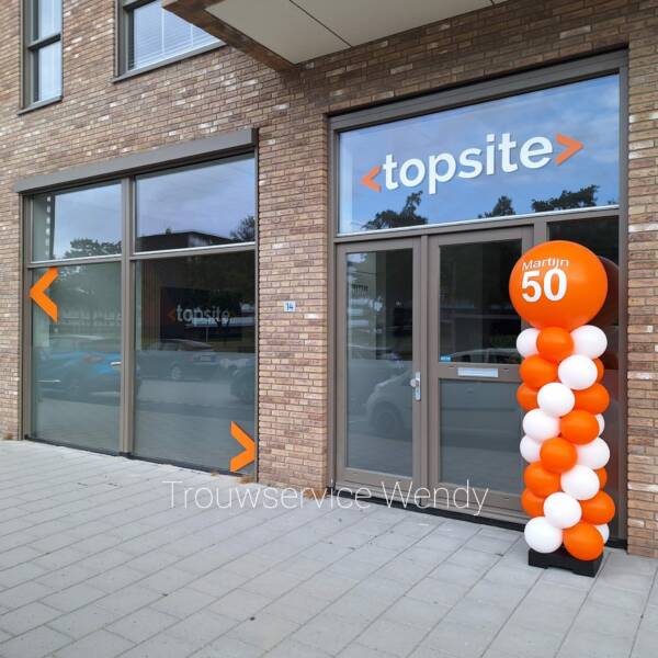 "Gepersonaliseerde Ballonnenpilaar"