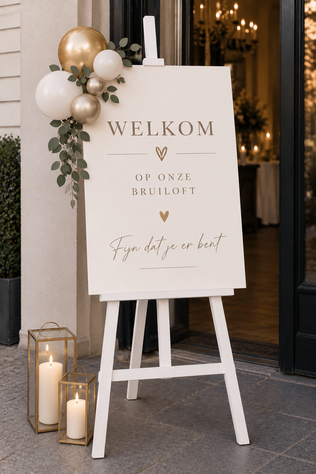 "Welkomstbord Upgrade"